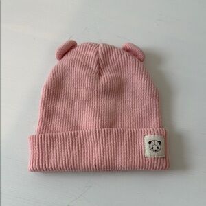 Zara Pink baby Beanie 6-9 months